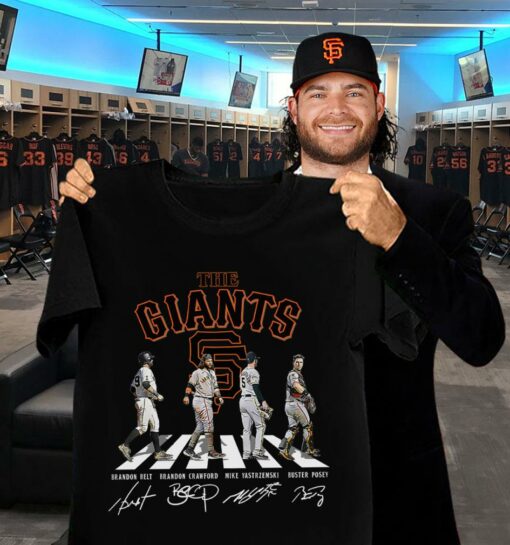 San Francisco Giants Abbey Road The Giants Signatures Shirt 2