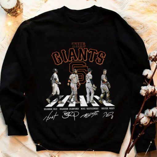 San Francisco Giants Abbey Road The Giants Signatures Shirt 4