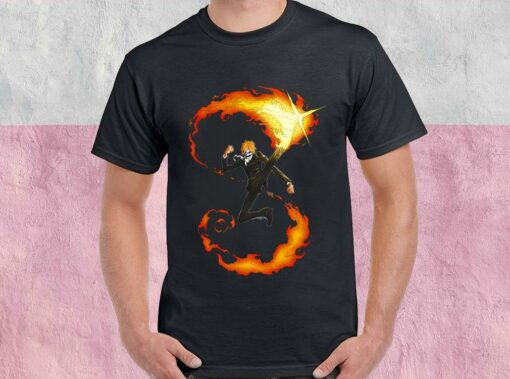 Sanji One Piece Women Shirt, Straw Hat Pirates Anime Shirt, Vinsmoke Sanji Manga Shirt 1