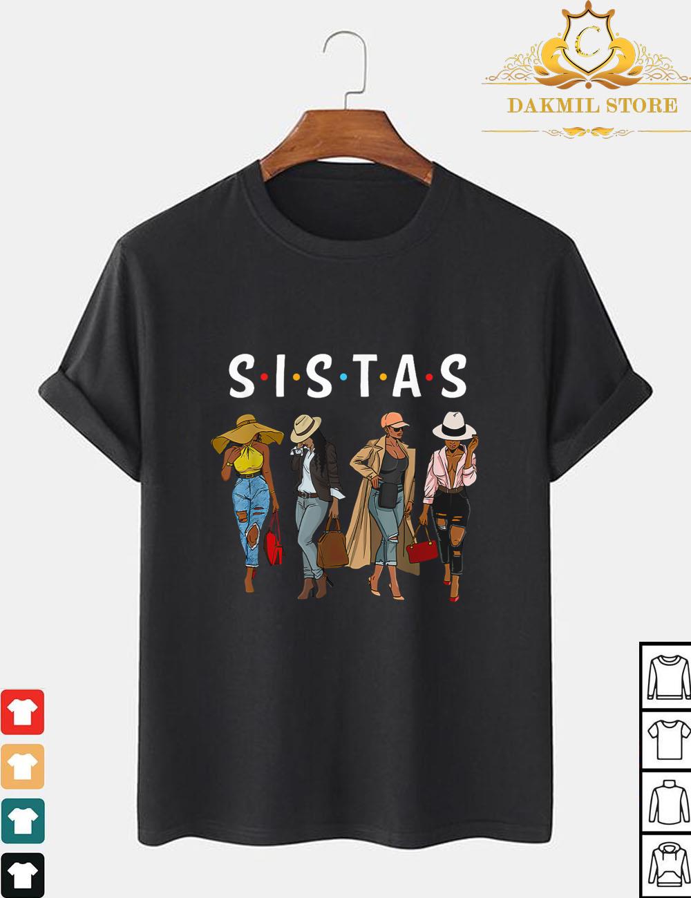 Sistas afro Women together, Women tshirt, Women birthday tee T-Shirt
