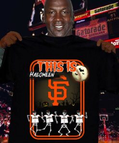Best Skeletons This Is Halloween San Francisco Giants Skulls Shirt 6