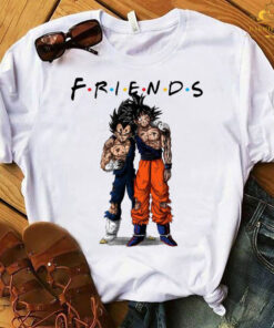 Son Goku and Vegeta Friends shirt, Anime Friends Shirt