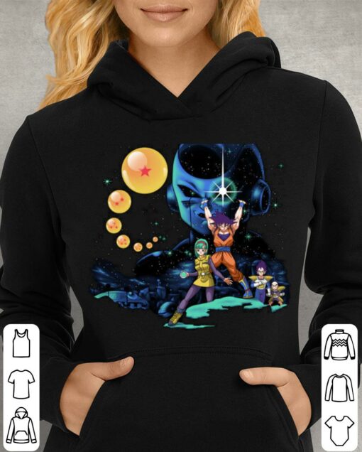Awesome Star Wars Son Goku Vegeta Frieza Bulma Krillin Dragon Ball Z Shirt 4