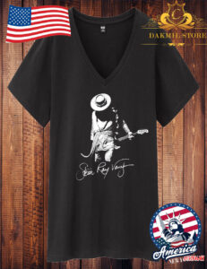 Stevie Ray Vaughan T-Shirt Blues Guitar Great V Neck
