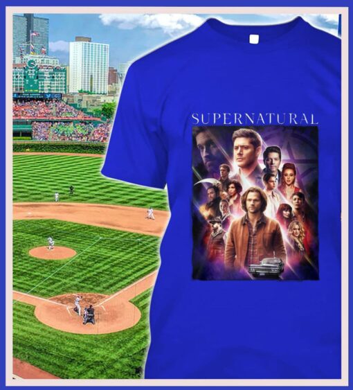 Official Supernatural all characters poster shirt 2