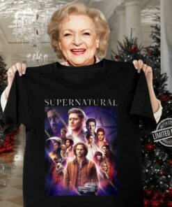 Official Supernatural all characters poster shirt 6