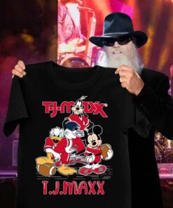 Best TJ Maxx Mashup Disney Characters Mickey Mouse Donald Duck Goofy Shirt 6
