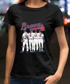 Official Team MLB Atlanta Braves Signatures Shirt 5