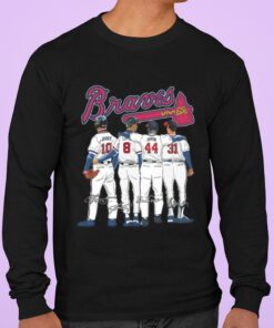 Official Team MLB Atlanta Braves Signatures Shirt 6