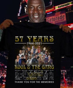 Hot Thank Memories Kool and The Gang 57 years 1964-2021 Signatures Shirt 6