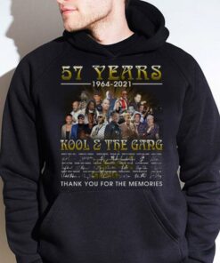 Hot Thank Memories Kool and The Gang 57 years 1964-2021 Signatures Shirt 7