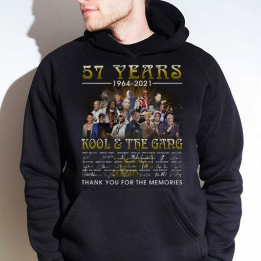 Hot Thank Memories Kool and The Gang 57 years 1964-2021 Signatures Shirt 4