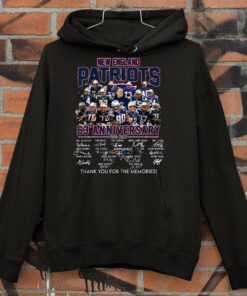 Awesome Thank Memories New England Patriots 63th anniversary 1959-2022 signatures shirt 7