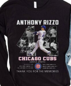 Awesome Thank You No. 42 Anthony Rizzo Chicago Cubs 2012-2021 All Star World Series Shirt 3 Awesome Thank You No. 42 Anthony Rizzo Chicago Cubs 2012-2021 All Star World Series Shirt 7