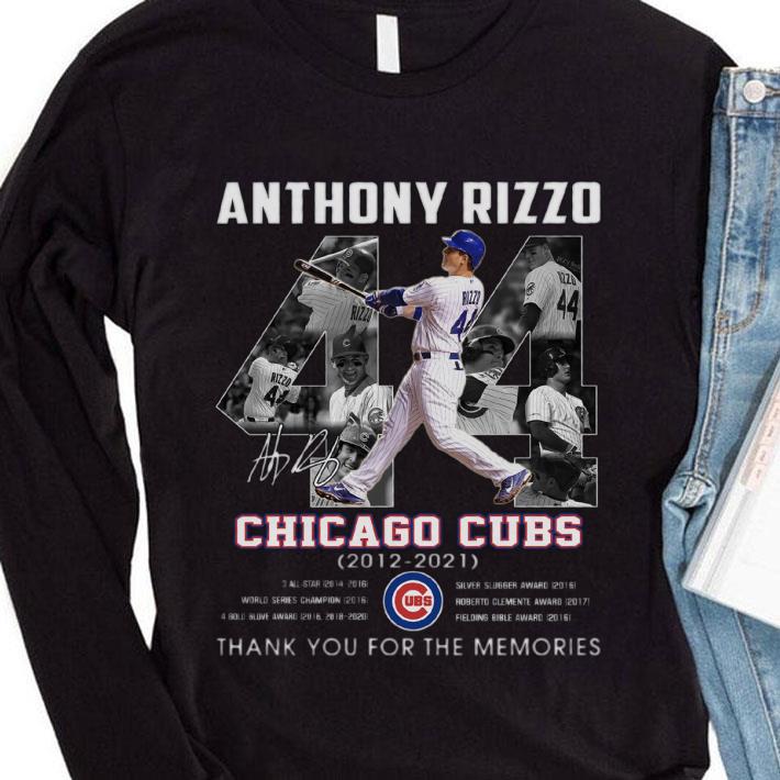 Thank You No. 42 Anthony Rizzo Chicago Cubs 2012-2021 All Star World Series Shirt Awesome Thank You No. 42 Anthony Rizzo Chicago Cubs 2012-2021 All Star World Series Shirt 4
