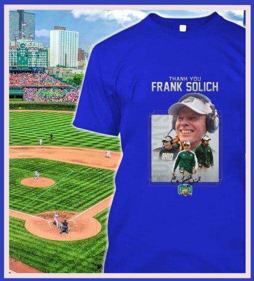 Original Thank you Frank Solich coach Ohio Bobcats football signature shirt 2