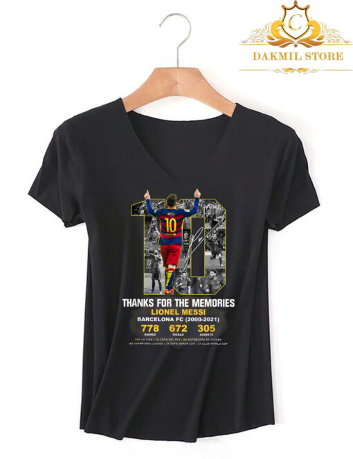 Thank you Messi 2000-2021 memories T-Shirt