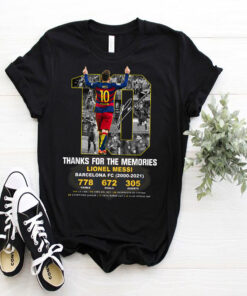 Thank you Messi 2000-2021 memories T-Shirt