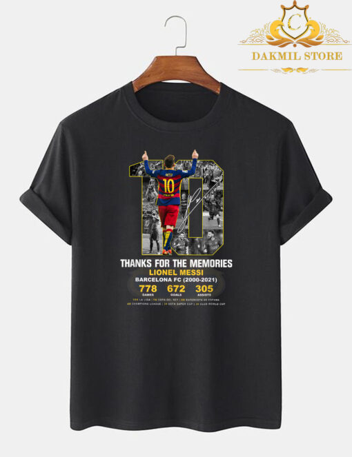 Thank you Messi 2000-2021 memories T-Shirt