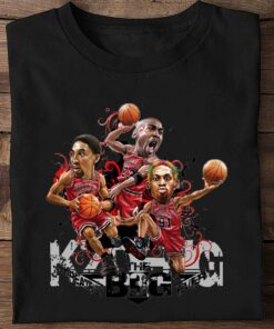 Awesome The BIG Greatest Ever Chicago Bulls Michael Jordan Dennis Rodman Scottie Pippen Shirt 5