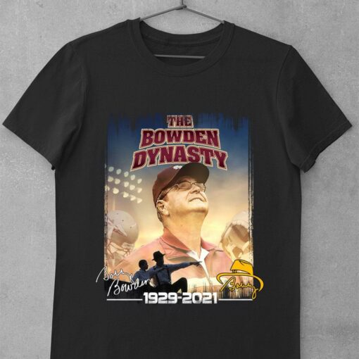 Awesome The Bowden Dynasty Bobby Bowden 1929-2021 Signature Florida State Seminoles Shirt 1