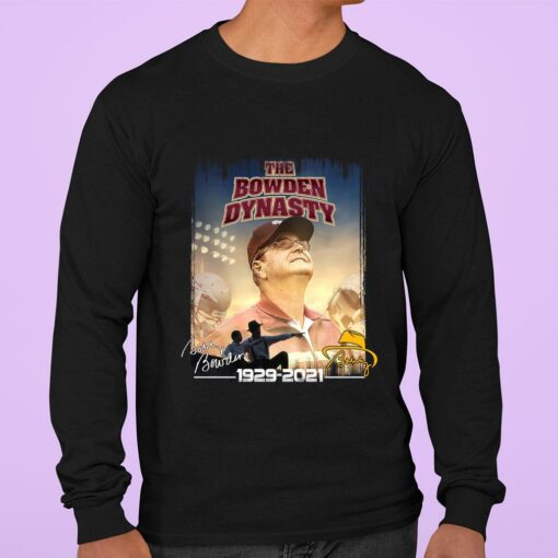 Awesome The Bowden Dynasty Bobby Bowden 1929-2021 Signature Florida State Seminoles Shirt 3