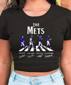 The New York Mets Baseball Abbey Road Signatures Shirt, 2021 New York Mets For Men Shirt 5