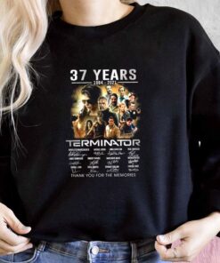 The Terminator Character Shirt, 37 Years 1984-2021 Thank You For The Memories For Men Shirt 6
