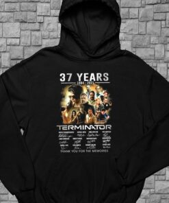 The Terminator Character Shirt, 37 Years 1984-2021 Thank You For The Memories For Men Shirt 7