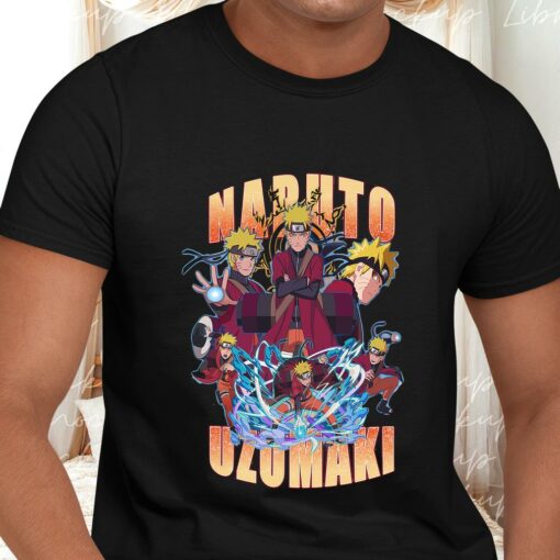 Uzumaki Naruto Shirt, Naruto Anime T-Shirt 1
