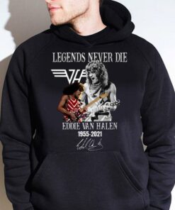 Best Van Halen band Legends Never Die RIP Eddie Van Halen 1955-2021 Signature Shirt 7