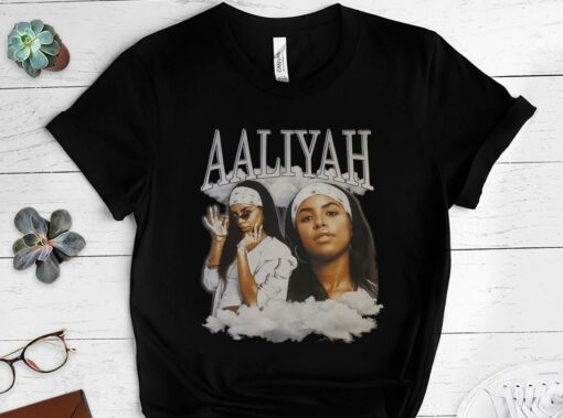 Vintage Aaliyah Dana Haughton Shirt, Aaliyah Princess of R&B, Queen of Urban Pop Shirt 1