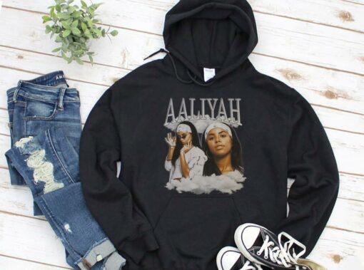 Vintage Aaliyah Dana Haughton Shirt, Aaliyah Princess of R&B, Queen of Urban Pop Shirt 3
