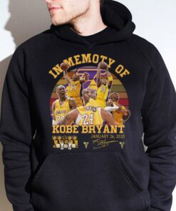 Original Vintage In Memory Of Kobe Bryant Lakers January 26 2020 Signature Shirt 7