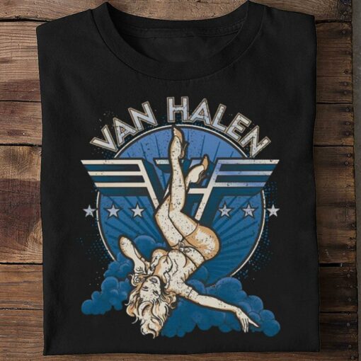 Funny Vintage Van Halen band 1978 Concert World Tour Shirt 2