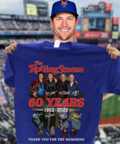 Hot Water mirror The Rolling Stones 60 years 1962-2022 signatures thank you for the memories shirt 6