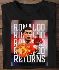 Premium Welcome Back Home Cristiano Ronaldo Returns Manchester United Shirt 5