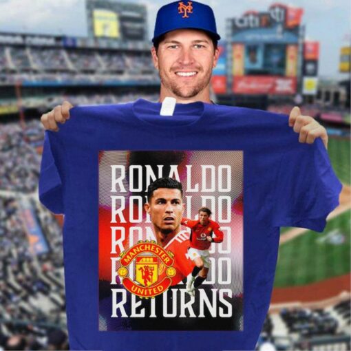Premium Welcome Back Home Cristiano Ronaldo Returns Manchester United Shirt 3