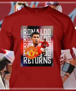 Premium Welcome Back Home Cristiano Ronaldo Returns Manchester United Shirt 7
