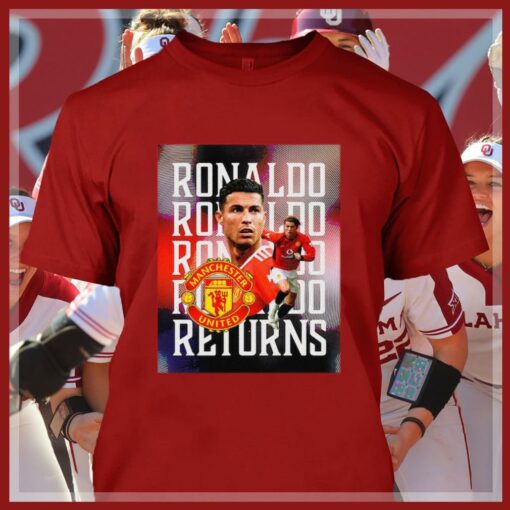 Premium Welcome Back Home Cristiano Ronaldo Returns Manchester United Shirt 4