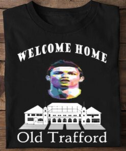 Original Welcome Home Cristiano Ronaldo Old Trafford Manchester United FC Shirt 5