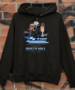 Best ZZ Top band World Tour 2021 In Memory Of Dusty Hill Rest In Peace Shirt 7