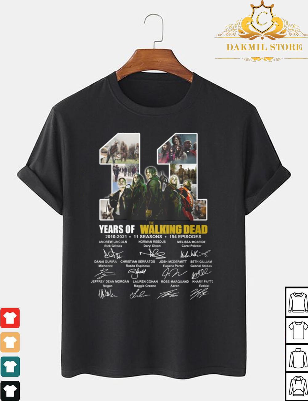 11 Years Of The Walking Dead Shirt