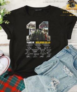 11 Years of Walking Dead 2010 2021 thank you for the memories shirt 4