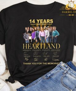 14 Years 2007-2021 Heartland Thank you For The Memories shirt 5