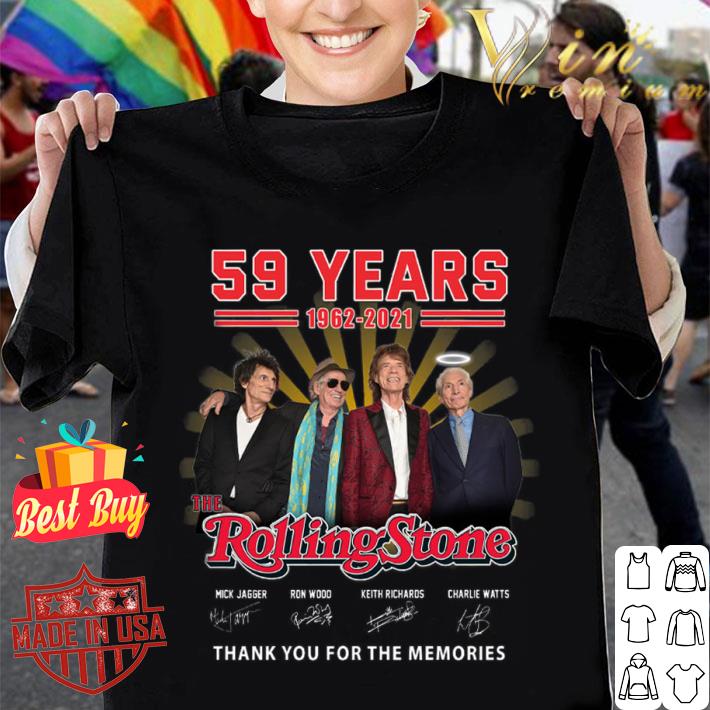 2021 Rip Charlie Watts 59 Years The Rolling Stones Band Thank You For The Memories Shirt Awesome 2021 Rip Charlie Watts 59 Years The Rolling Stones Band Thank You For The Memories Shirt 1