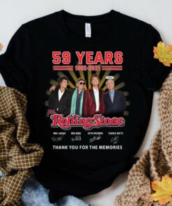 Awesome 2021 Rip Charlie Watts 59 Years The Rolling Stones Band Thank You For The Memories Shirt 1 Awesome 2021 Rip Charlie Watts 59 Years The Rolling Stones Band Thank You For The Memories Shirt 5