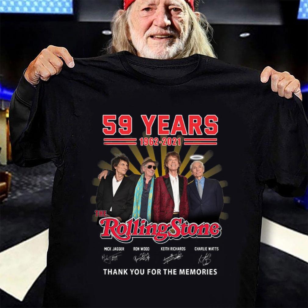 2021 Rip Charlie Watts 59 Years The Rolling Stones Band Thank You For The Memories Shirt Awesome 2021 Rip Charlie Watts 59 Years The Rolling Stones Band Thank You For The Memories Shirt 3