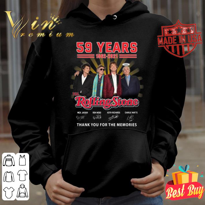 2021 Rip Charlie Watts 59 Years The Rolling Stones Band Thank You For The Memories Shirt Awesome 2021 Rip Charlie Watts 59 Years The Rolling Stones Band Thank You For The Memories Shirt 4