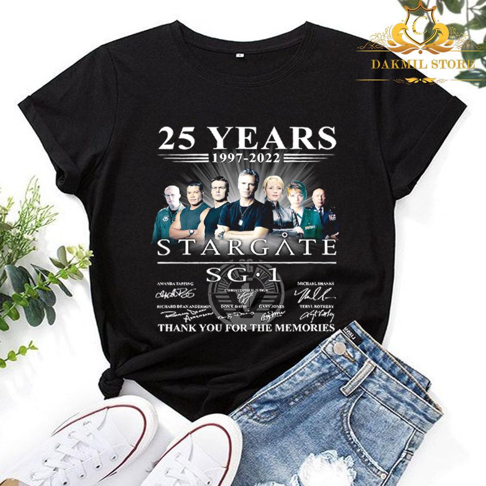 25 Years 1997-2022 Stargate SG1 Thank You For The Memories signature shirt 3 25 Years 1997-2022 Stargate SG1 Thank You For The Memories signature shirt